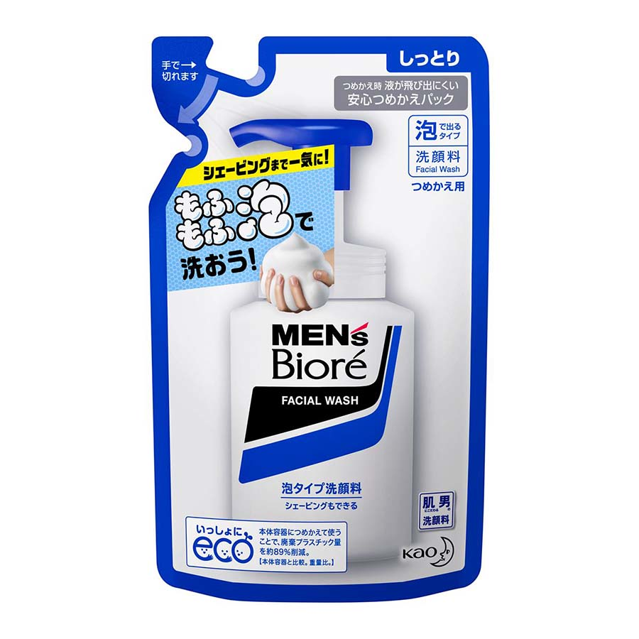 花王　ＭＥＮＳ　Ｂｉｏｒｅ　泡タイプ洗顔　つめかえ１３０ｍｌ