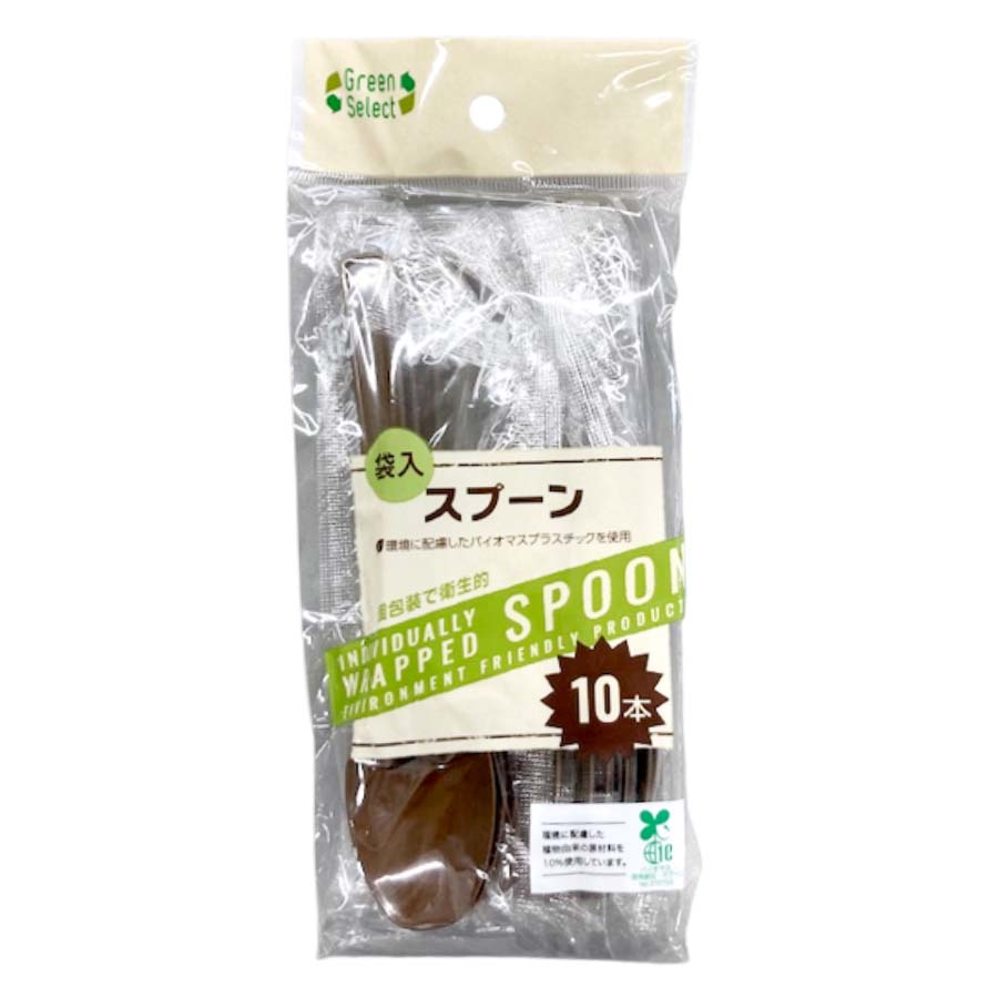 大和物産　バイオマススプーン　１６㎝　１０本入