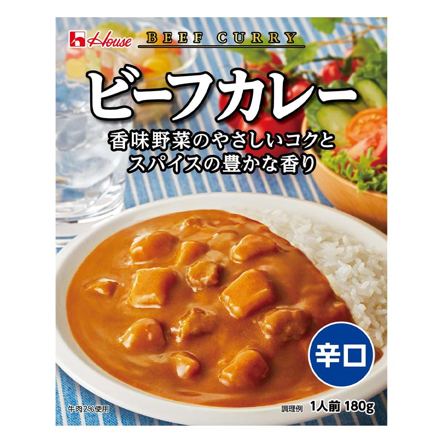 ハウス　ビーフカレー辛口　１８０ｇ