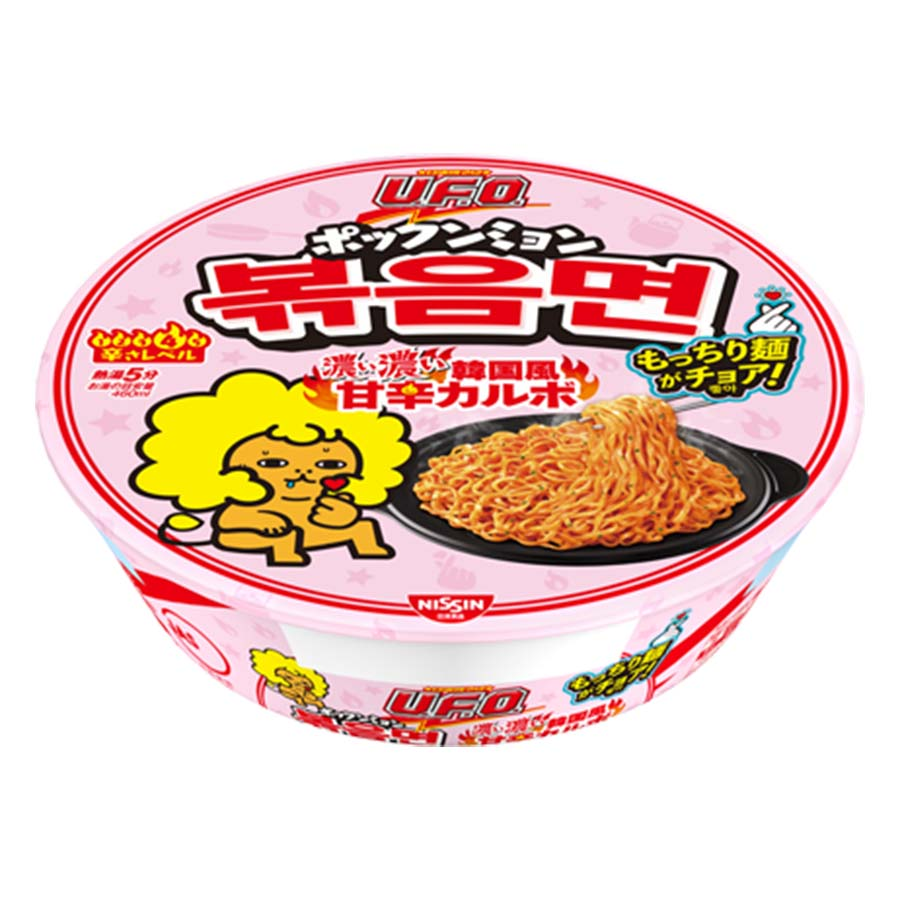 日清　ＵＦＯポックンミョン濃い濃い韓国風甘辛カルボ　１０１ｇ