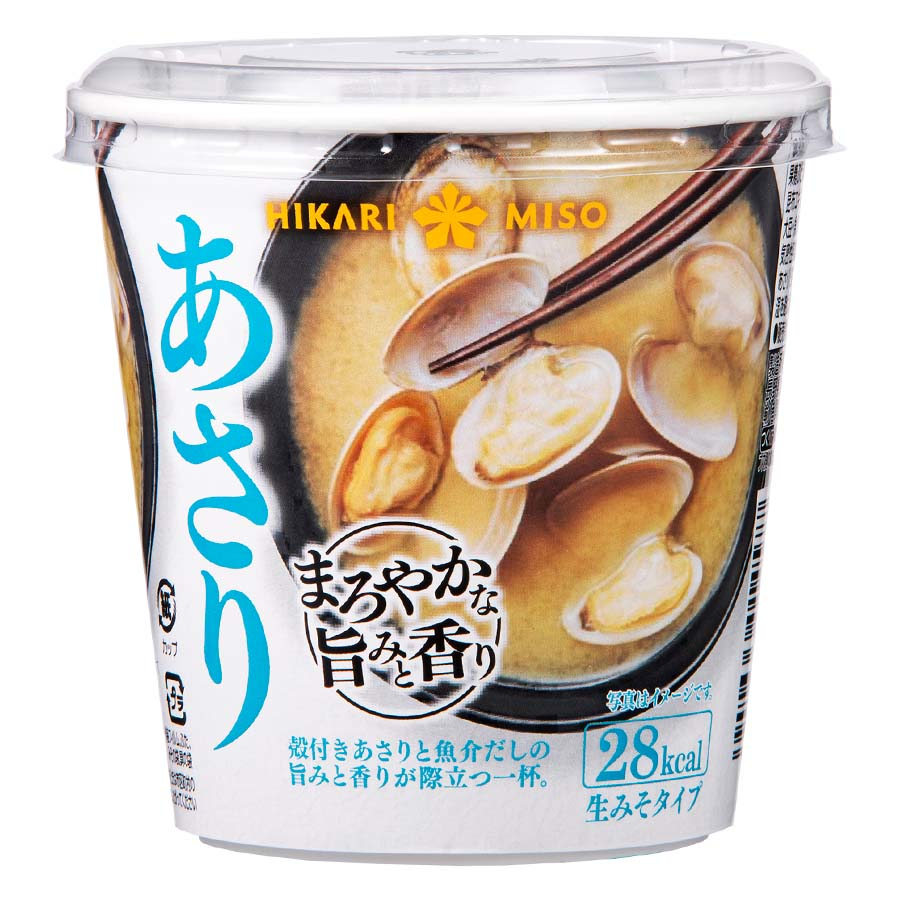 ひかり味噌　カップみそ汁　まろやかな旨みと香り　あさり　１食