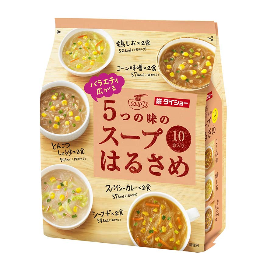ダイショー　バラエティ広がるスープはるさめ　１０食入り