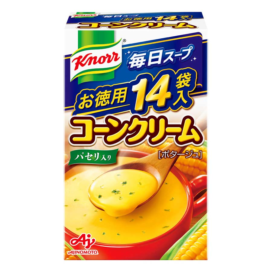 味の素　クノール毎日スープ　コーンクリーム　お徳用１４袋
