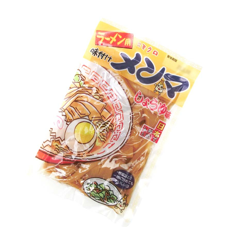 ミクロ　ラーメン用味付けメンマしょうゆ味１００ｇ　中国産原料