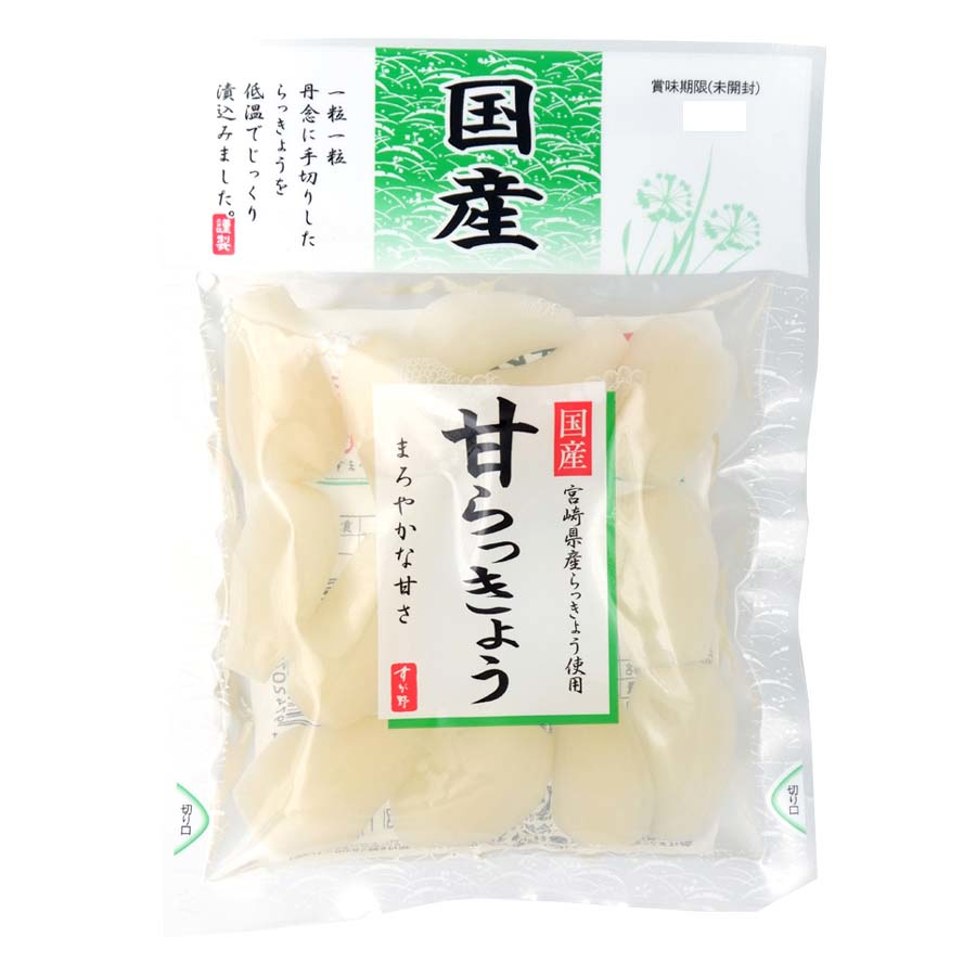 すが野　国産　甘らっきょう　１１０ｇ