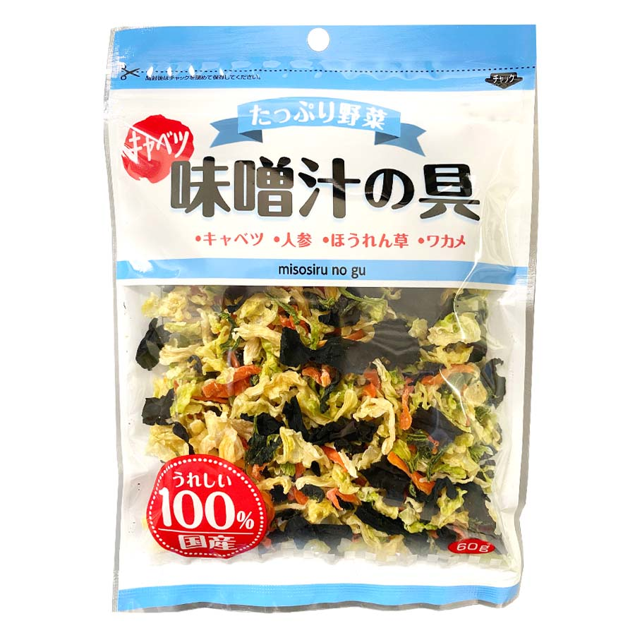吉良食品　たっぷり野菜　キャベツ味噌汁の具６０ｇ