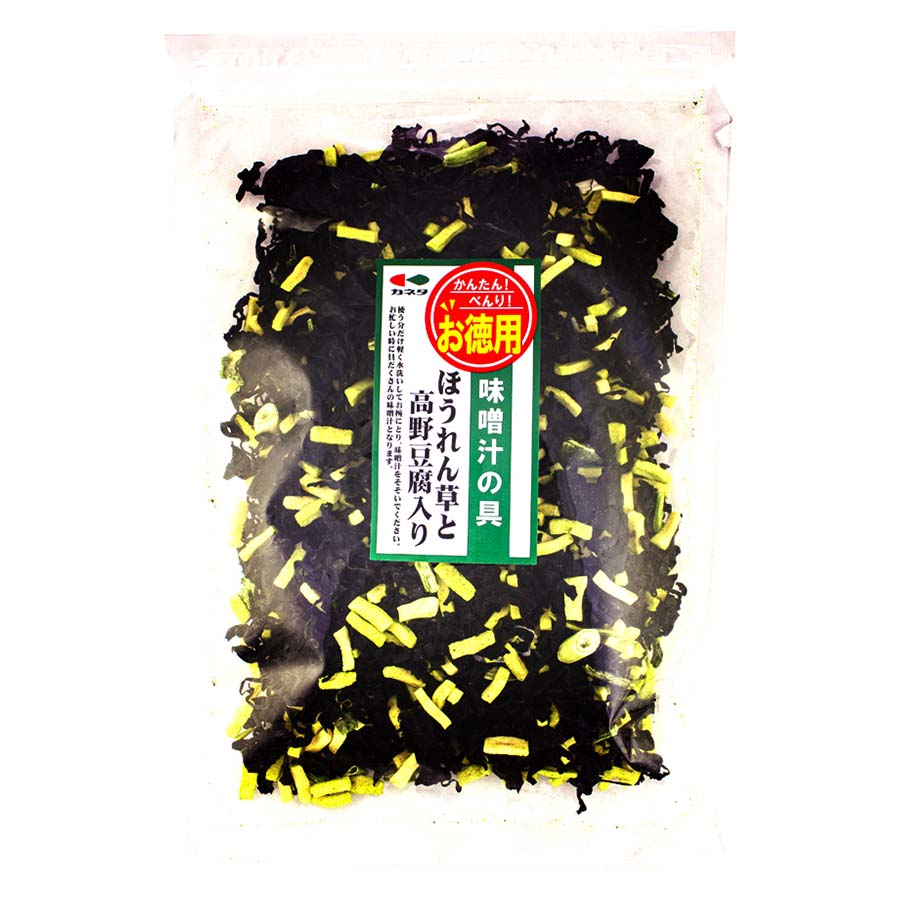カネタ　味噌汁の具　ほうれん草と高野豆腐　お徳用１４０ｇ