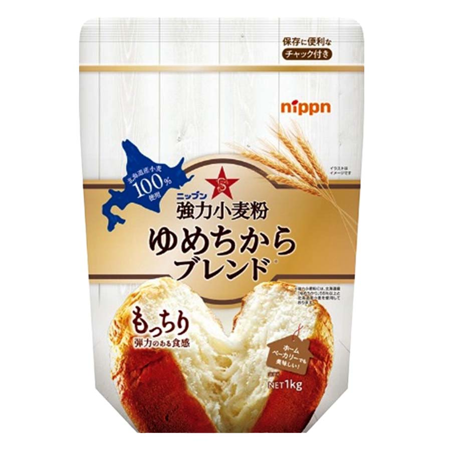ニップン　強力小麦粉　ゆめちからブレンド　１ｋｇ