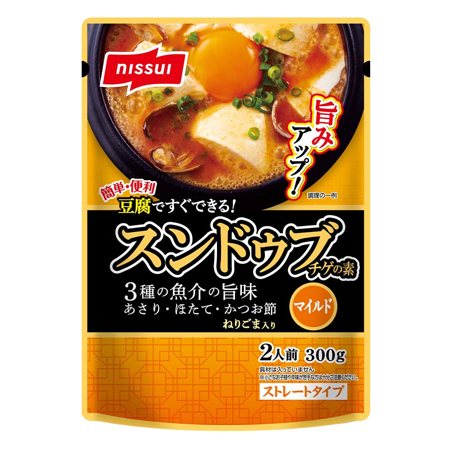 ニッスイ　スンドゥブチゲの素　マイルド　２人前　３００ｇ