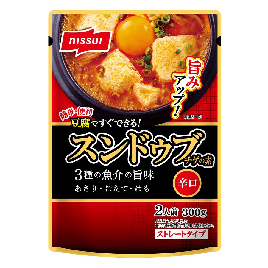ニッスイ　スンドゥブチゲの素　辛口　２人前　３００ｇ