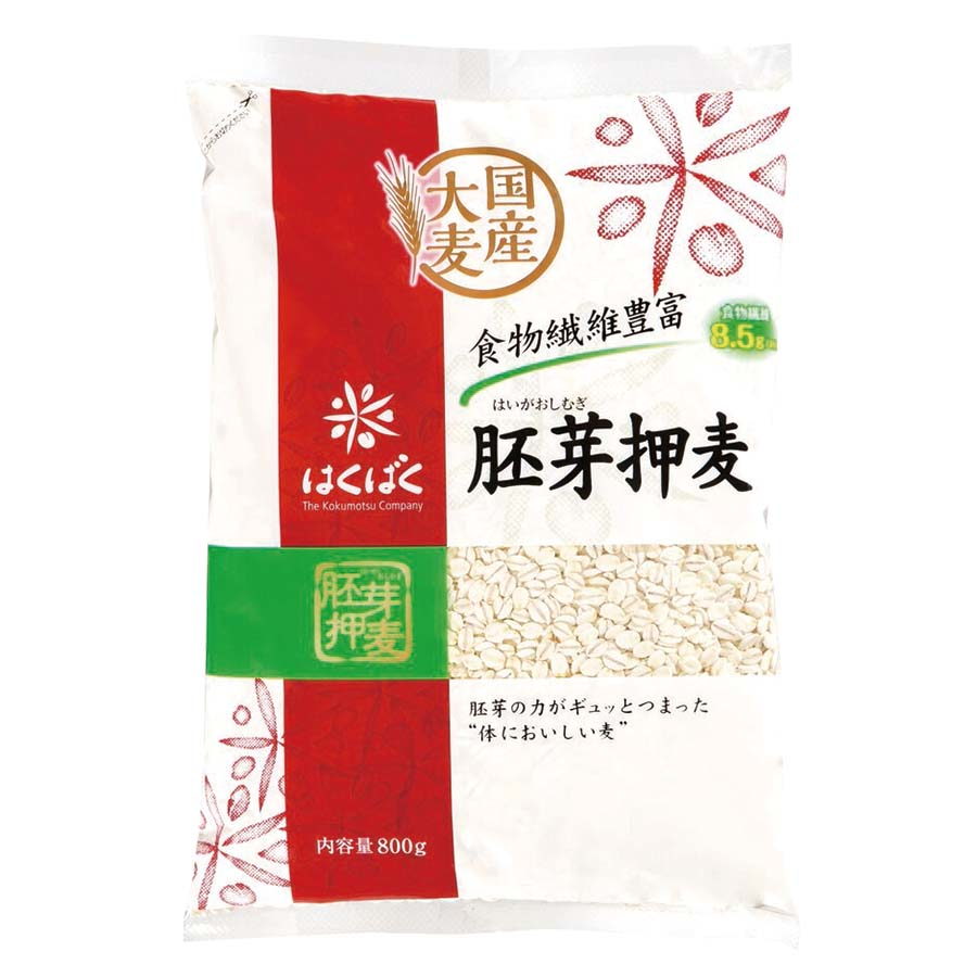 はくばく　からだ実感麦の食物センイ　胚芽押麦　８００ｇ