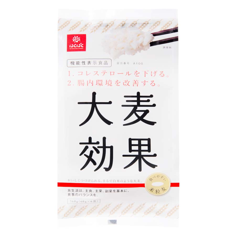はくばく　大麦効果　６０ｇ×６袋　３６０ｇ