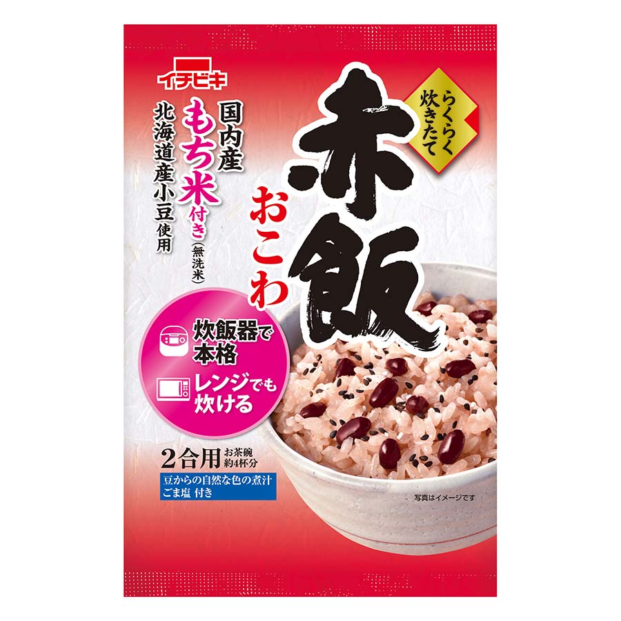 イチビキ　らくらく炊きたて　赤飯おこわ　３８３ｇ
