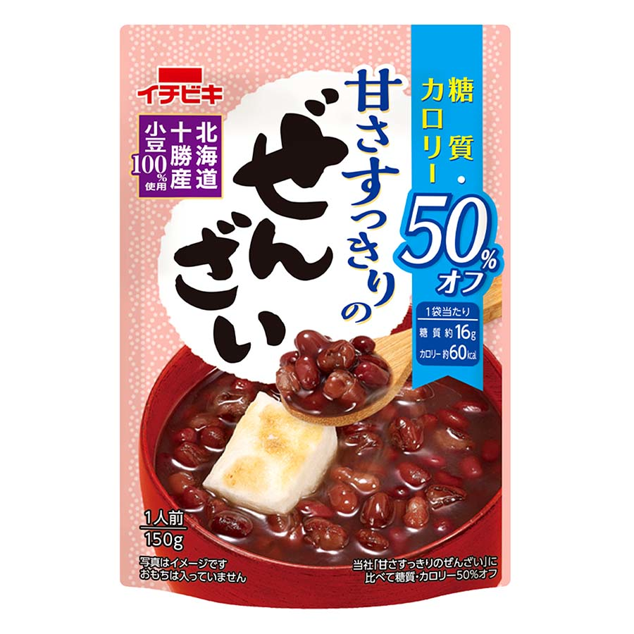イチビキ　糖質カロリー５０％オフぜんざい　１５０ｇ