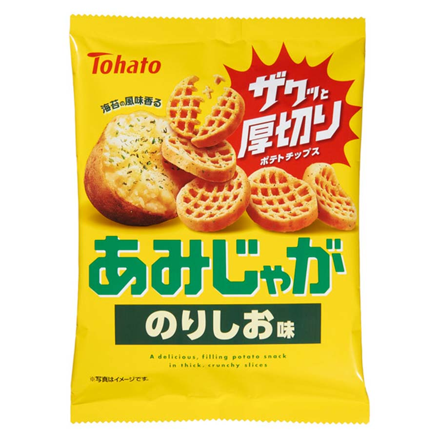 東ハト　あみじゃがのりしお味　５５ｇ