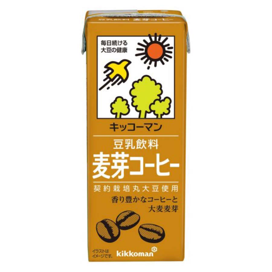 キッコーマン　豆乳飲料麦芽コーヒー　２００ｍｌ