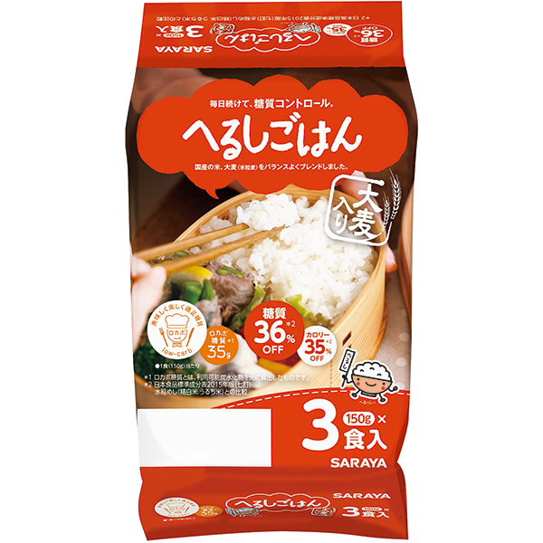サラヤ へるしごはん 3食パック 450g