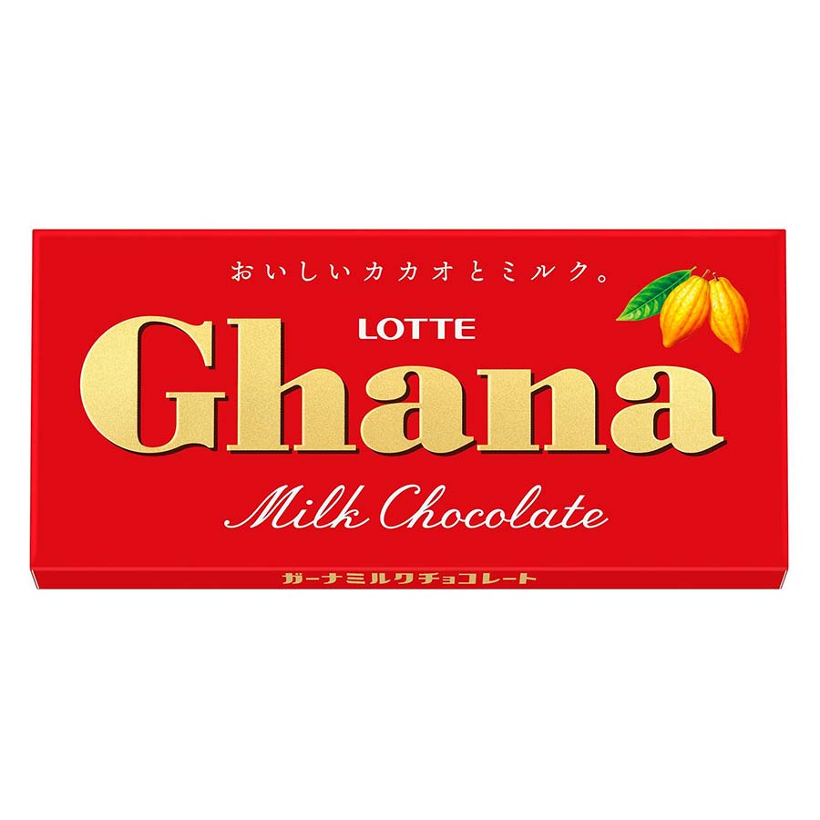 ロッテ　Ｇｈａｎａ　ミルクチョコレート　５０ｇ