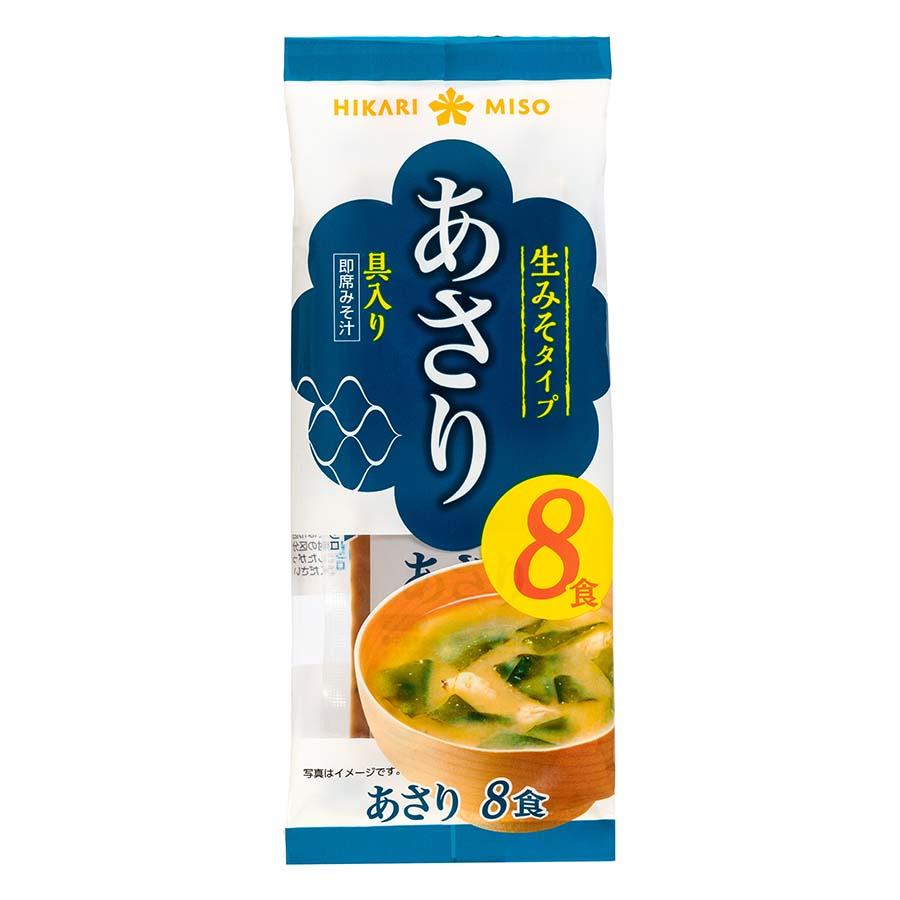 ひかり味噌　即席生みそ汁　あさり　８食
