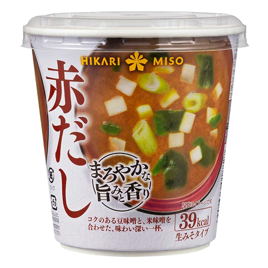 ひかり味噌　カップみそ汁　まろやかな旨みと香り　赤だし　１食