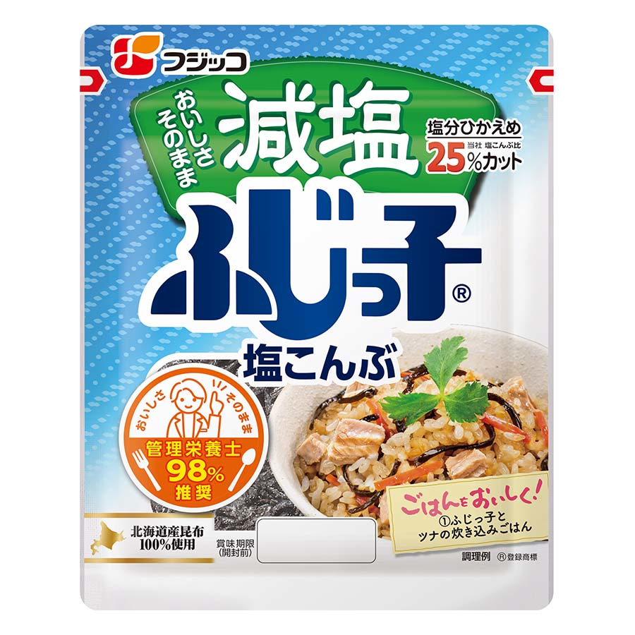 フジッコ　減塩ふじっ子塩こんぶ　２７ｇ