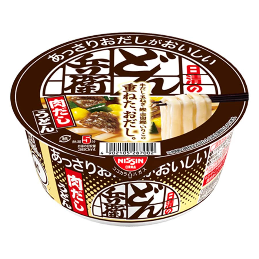 日清　あっさりどん兵衛　肉だしうどん　７４ｇ