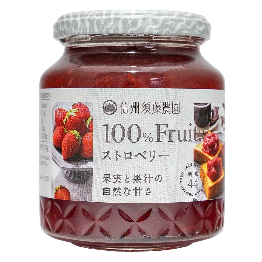 信州須藤農園　１００％フルーツ　ストロベリー　３５０ｇ