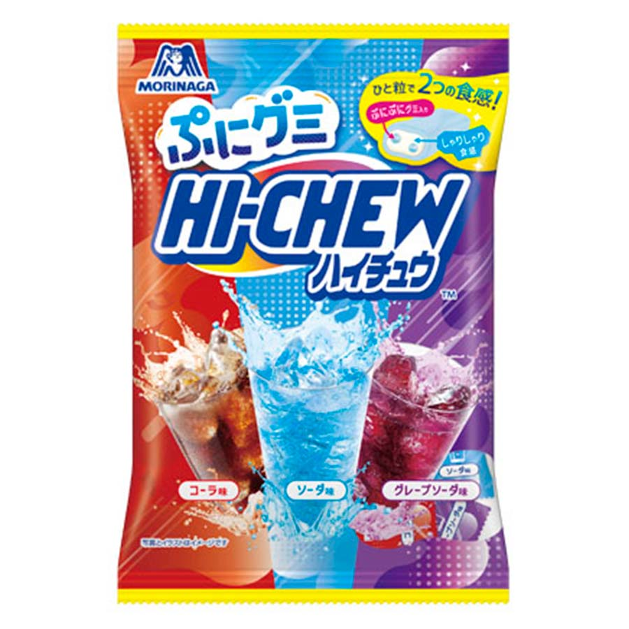森永　ぷにグミハイチュウドリンクアソート　６８ｇ