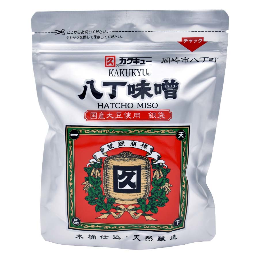 カクキュウ　国産大豆　八丁味噌銀袋　３００ｇ