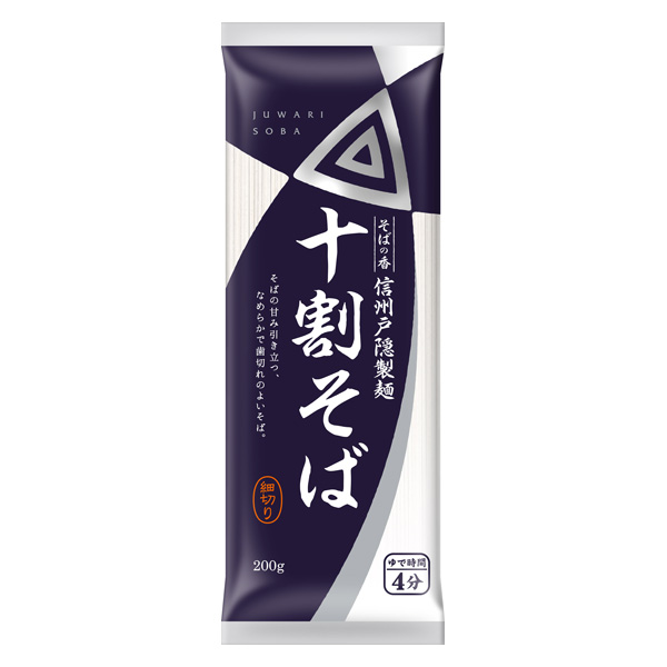 日清製粉ウェルナ そばの香信州戸隠製麺十割そば 200g