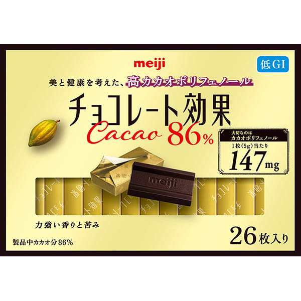 明治 チョコレート効果 カカオ86％ 26枚