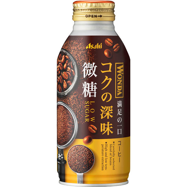 アサヒ飲料 ワンダコクの深味微糖 370g