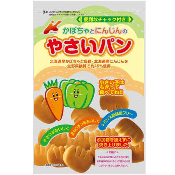 カネ増製菓 かぼちゃとにんじんのやさいパン 88g