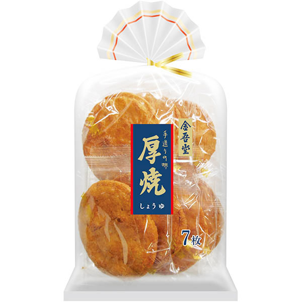 金吾堂製菓 厚焼しょうゆ 7枚入