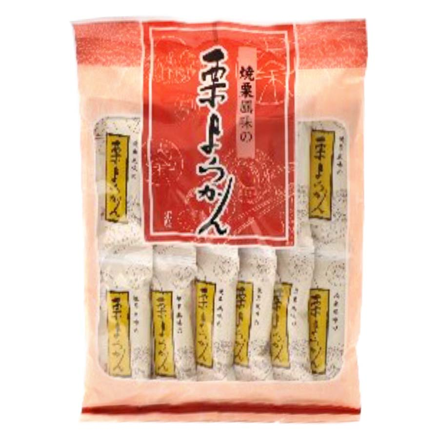 若山商店　焼き栗風味の栗羊かん　１２本入