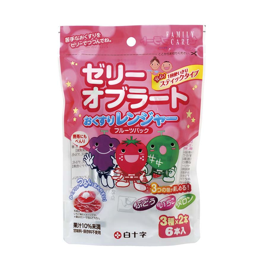 白十字　おくすりレンジャー　フルーツパック　６本入
