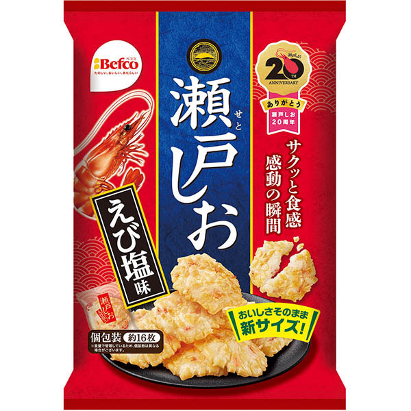 栗山米菓 瀬戸しお えび塩味 76g