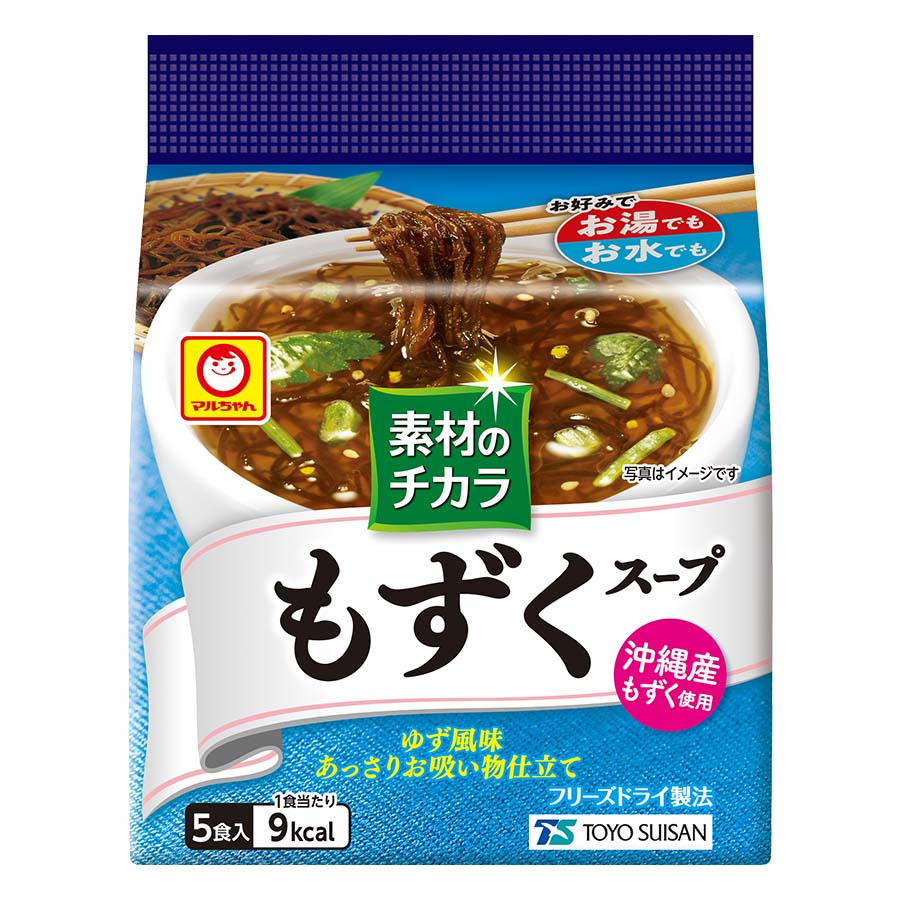 マルちゃん　素材のチカラ　もずくスープ　５食入