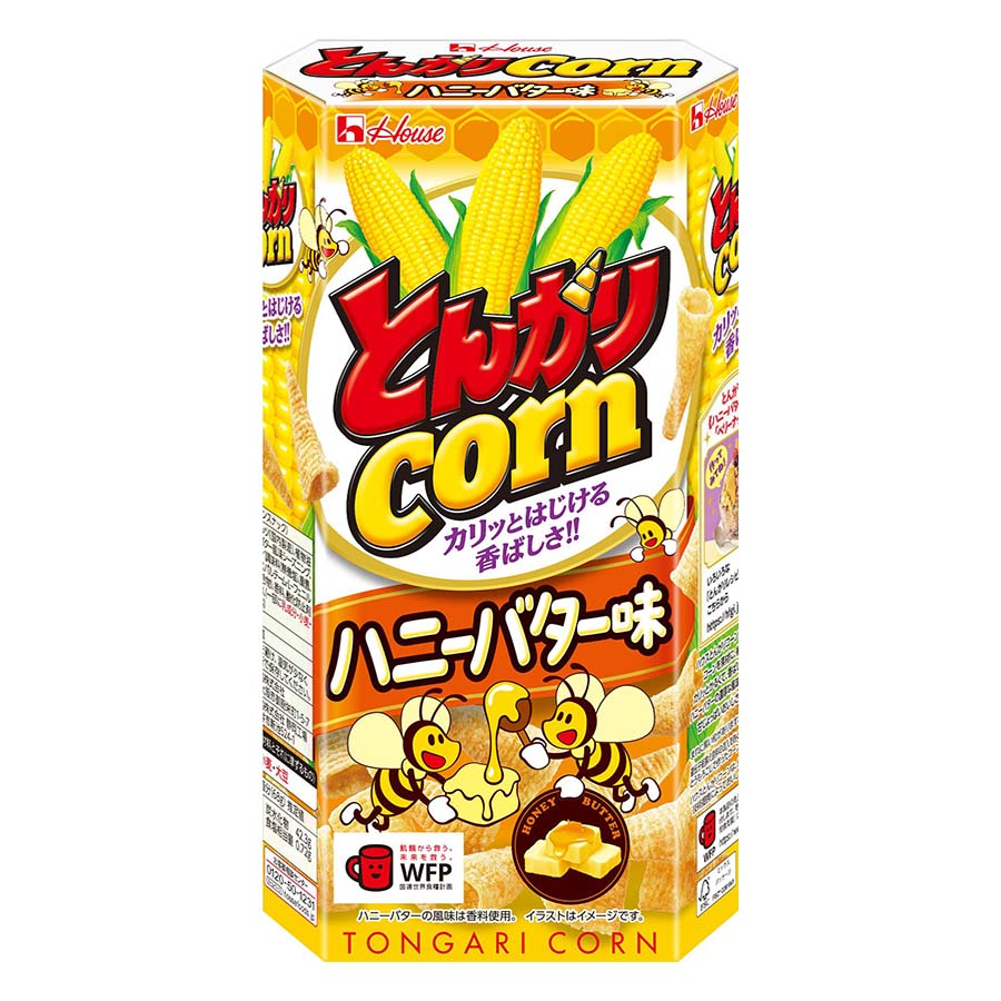 ハウス　とんがりコーン　ハニーバター味　６８ｇ