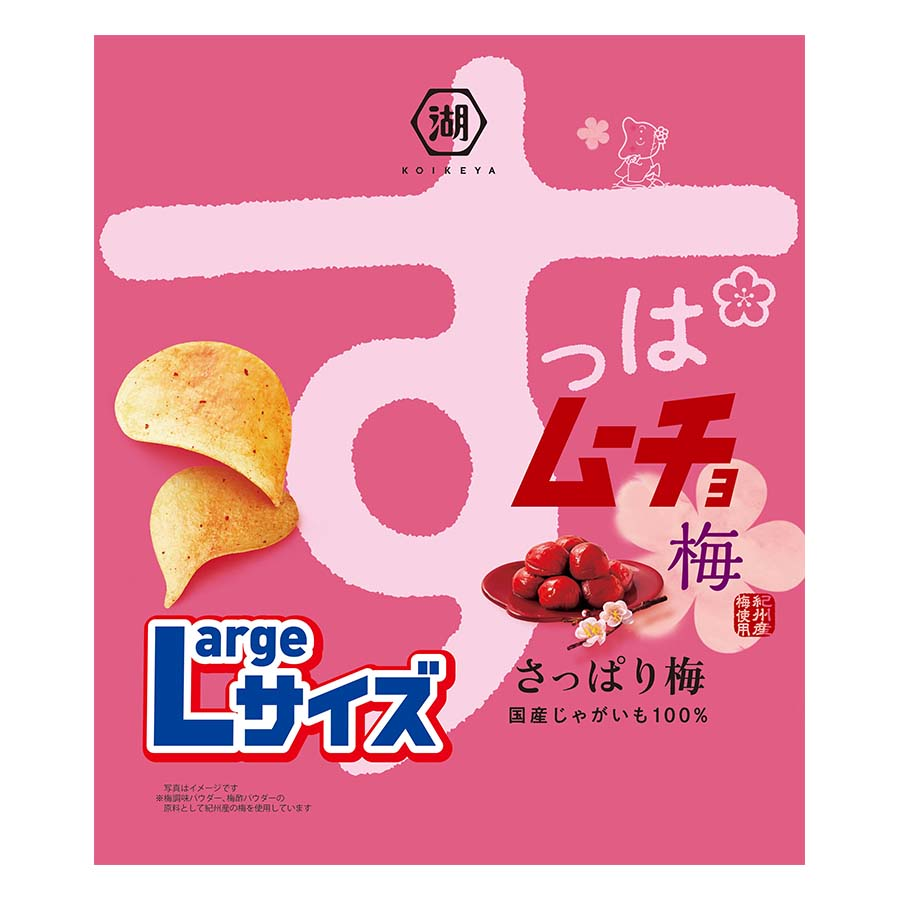 湖池屋　Ｌサイズ　すっぱムーチョ　さっぱり梅　１０８ｇ