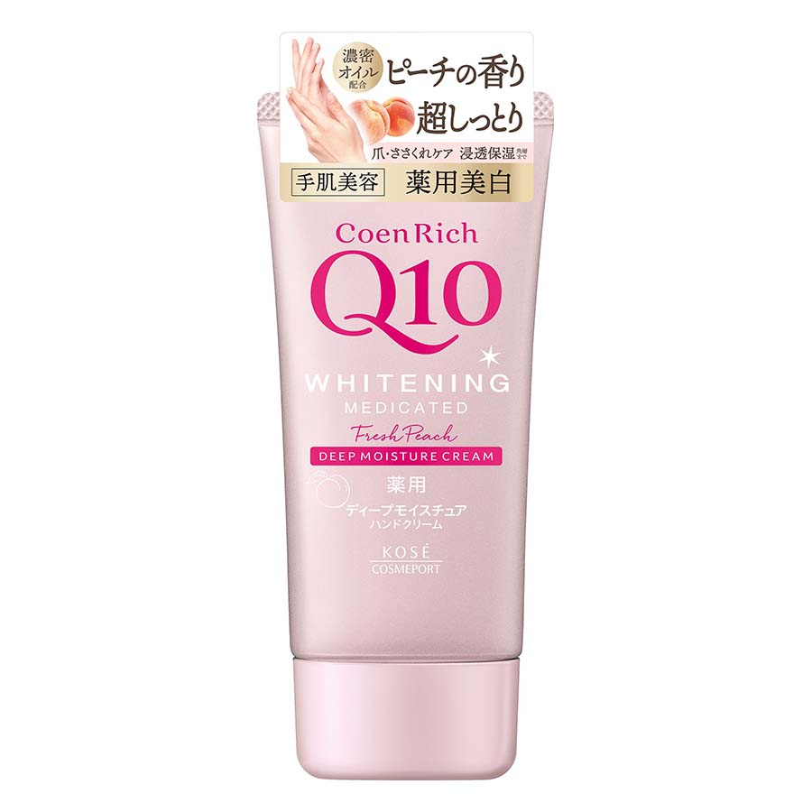 ＣｏｅｎＲｉｃｈＱ１０ホワイトニングハンドクリーム　ピーチ
