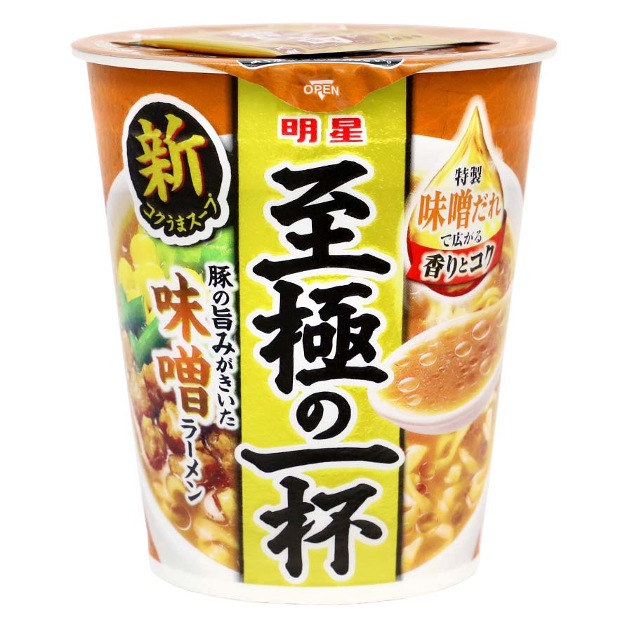 明星　至極の一杯　味噌ラーメン　６６ｇ