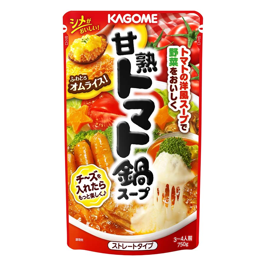 カゴメ　甘熟トマト鍋スープ　７５０ｇ