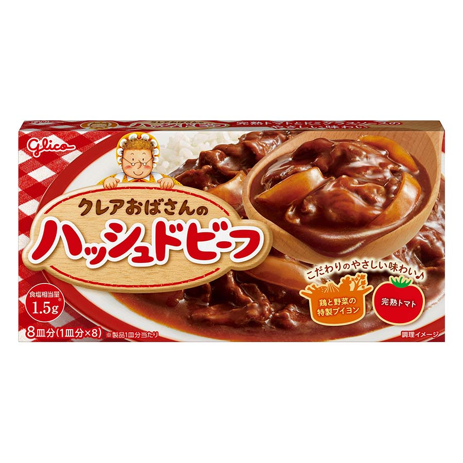 グリコ　クレアおばさんのハッシュドビーフ　１４０ｇ（８皿分）
