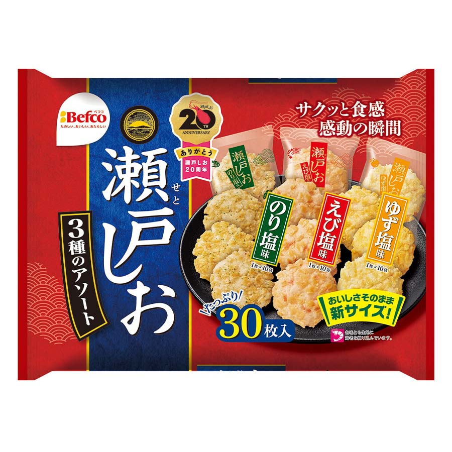 栗山米菓　瀬戸しお　アソート　３０枚