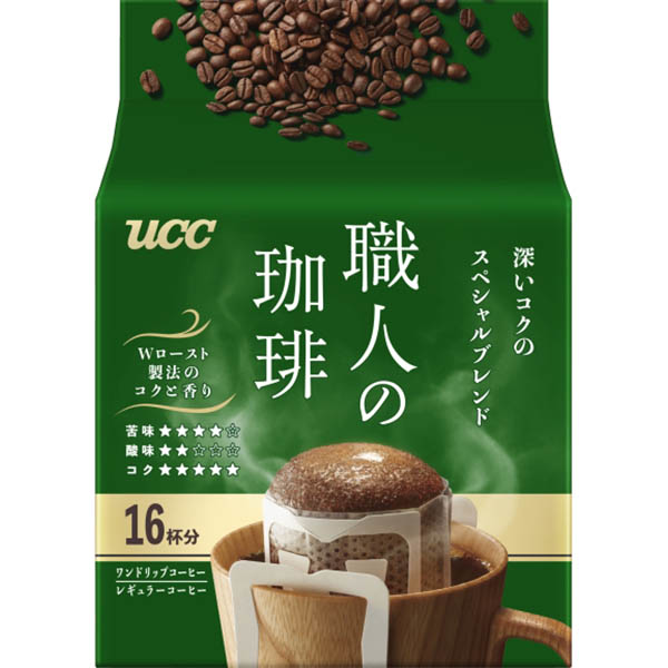UCC上島珈琲 職人の珈琲 ワンドリップ 深いコクのスペシャルブレンド 16袋入