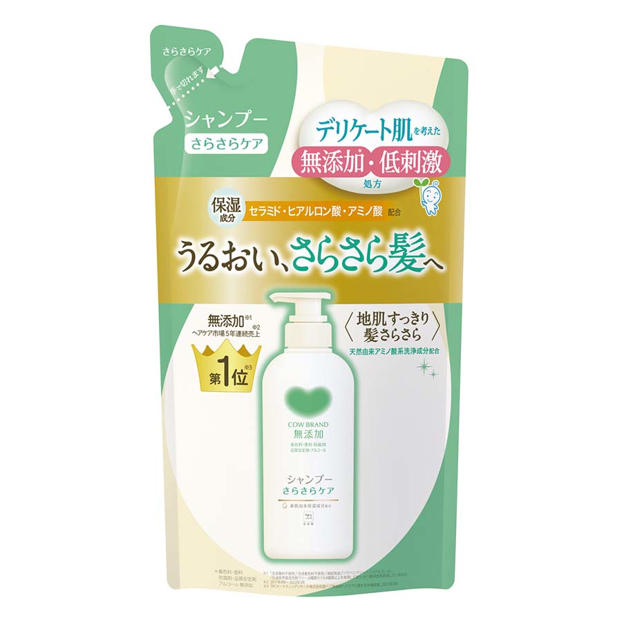 牛乳石鹸　無添加シャンプー　さらさらケア　詰替用　360ml