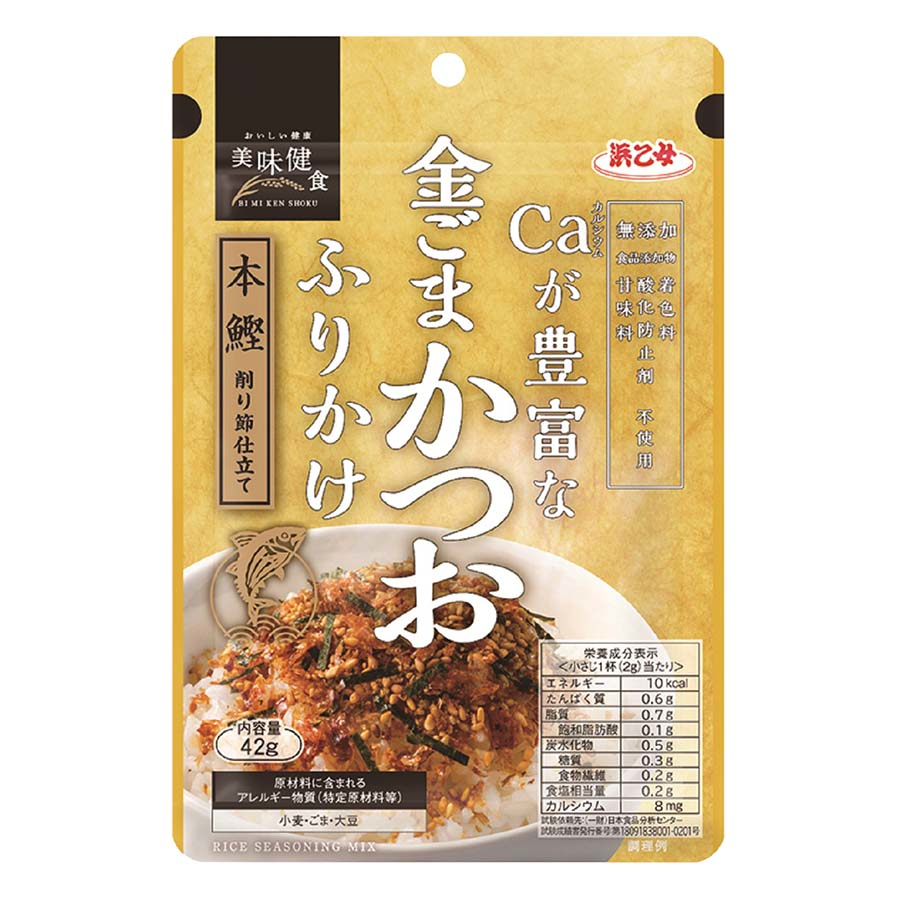 浜乙女　Ｃａが豊富な金ごまかつおふりかけ　４２ｇ