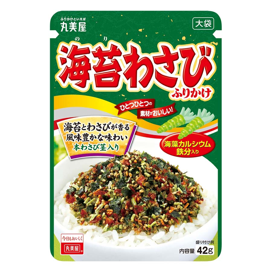 丸美屋　海苔わさびふりかけ　大袋　４２ｇ