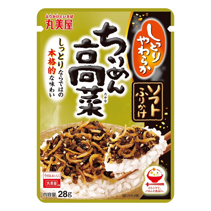 丸美屋　しっとりやわらかソフトふりかけ　ちりめん高菜　２８ｇ